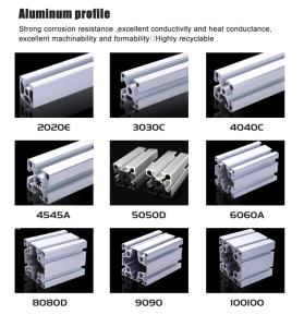 China Alloy Aluminium Extruded Profiles High Precison Different Sizes Weight wholesale