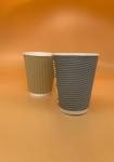 10oz Brown Disposable Biodegradable Kraft Paper Cups Coffee, Juice, Milk, Tea