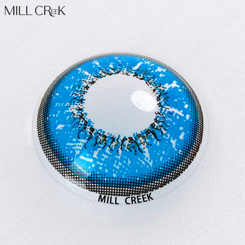 Beautiful Cosmetic 14.5 Mm Contact Lenses Dark Grey Colour