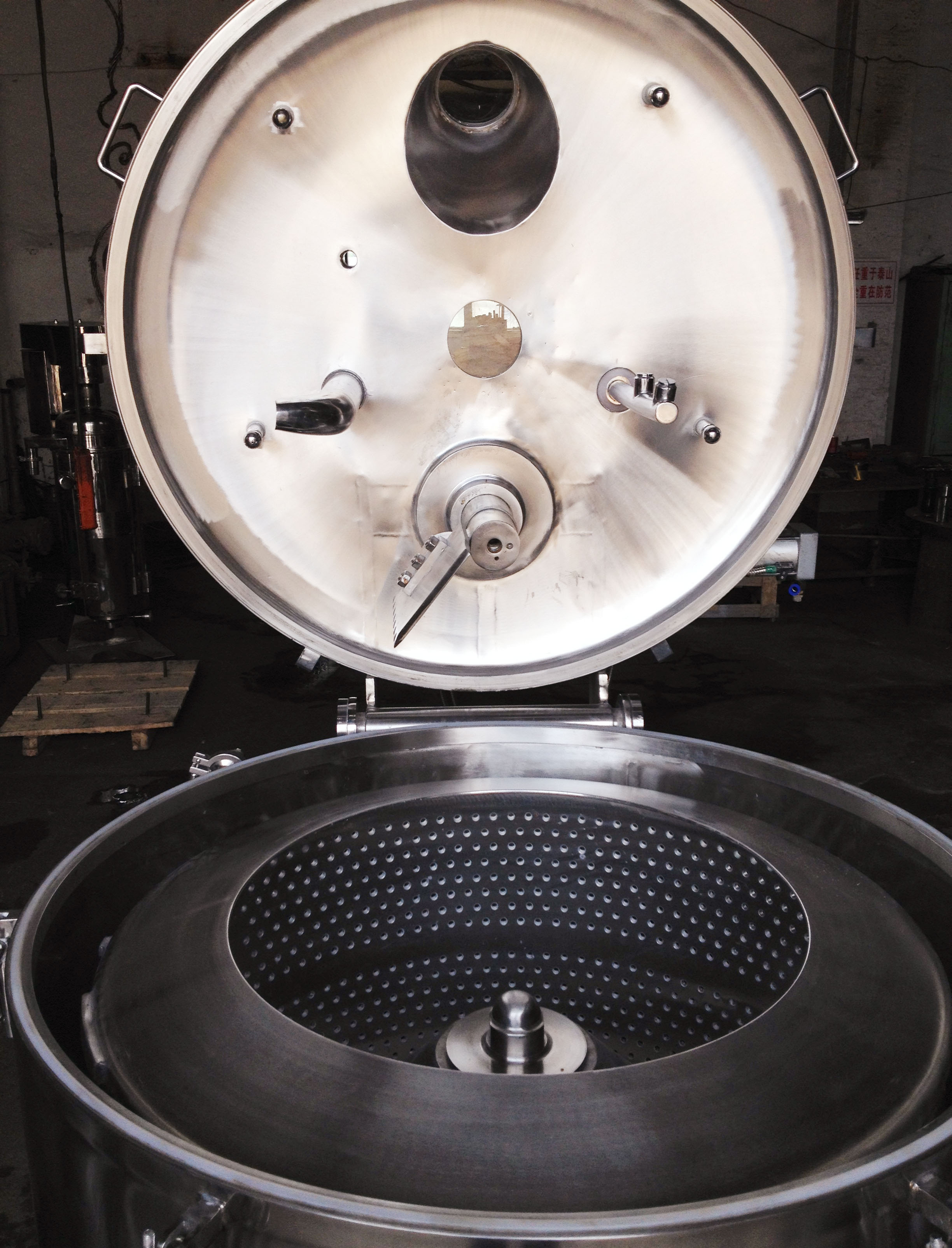 GMP industry Acid discharge gypsum starch sugar metal products scraper centrifuge