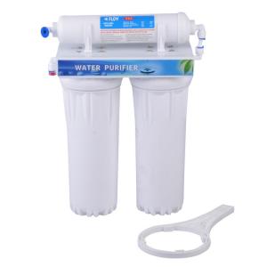 China Plastic Home Water Filter , White Housing Sink Water Filter Two Stage wholesale