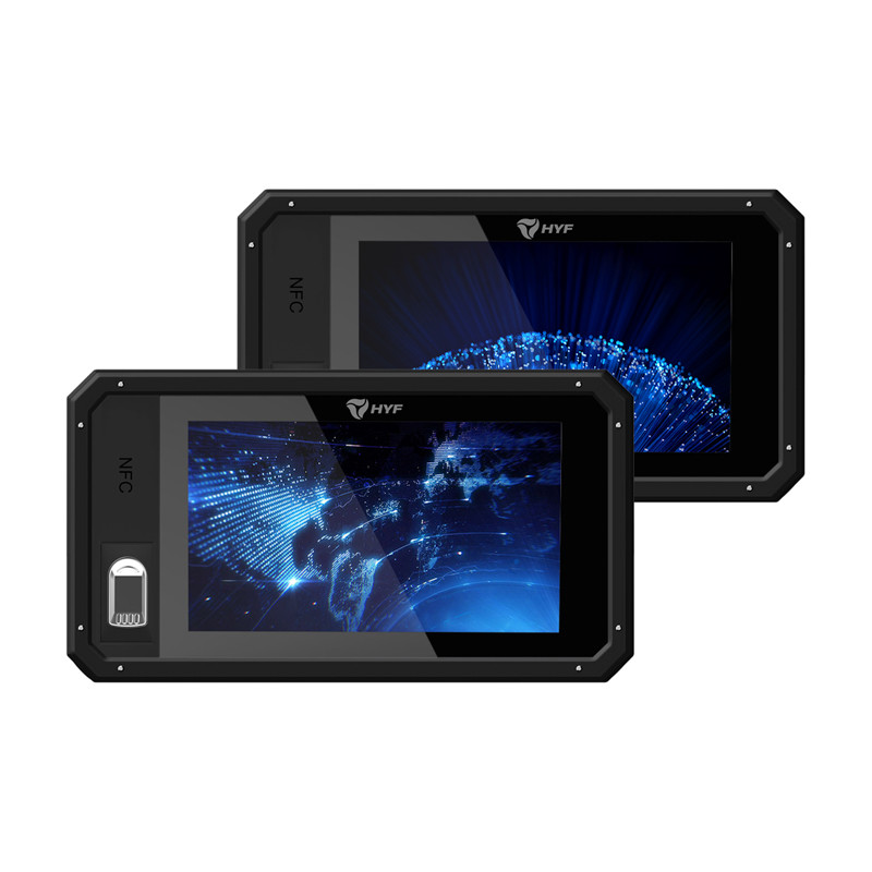 Slim Tiny Rugged Tablet PC Windows 10 Handheld Identification Terminal Biometric Fingerprint