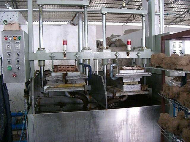 Molded Pulp Egg Box Forming Machine 80kw For Disposable Bowl