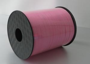 China Rose Color PP Solid Crimped Curling Ribbon for gift wrapping 3 / 16&quot; X 500y wholesale