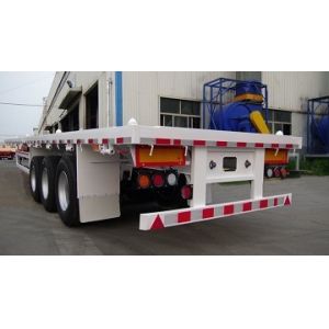 CIMC Second hand 3-Axle Flatbed Skeleton Semi-Trailer