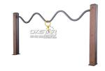 wood outdoor fitness equipment for elderly for old people