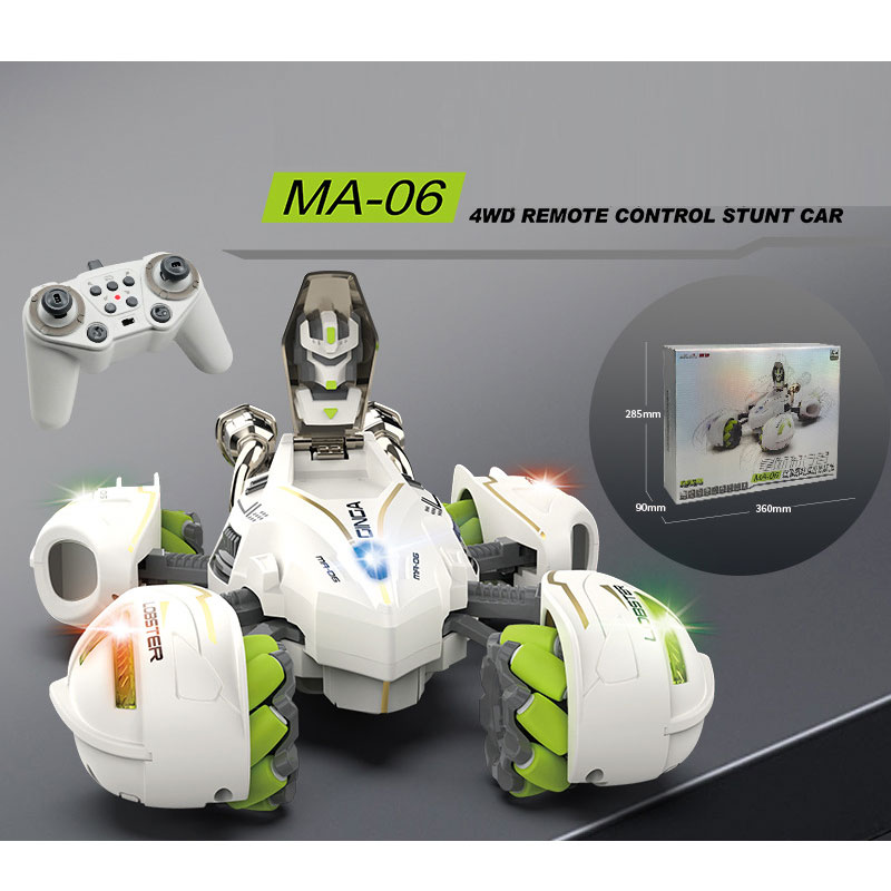 1 14 2.4Ghz 4WD RC Cars Remote Control Car Drift Stunt Dual Form One Key Deformation