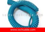 UL20937 Light Duty Electronic Interconnection Spring Coiled Cable 80C 30V