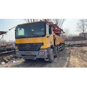 China 46m Putzmeister Concrete Pump Truck Boom Pump on Mercedes Benz Heavy Equipment wholesale