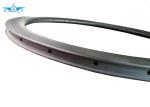 700C 25mm Width Carbon Fiber Wheelchair 255 Degree Clincher Rims Tubeless