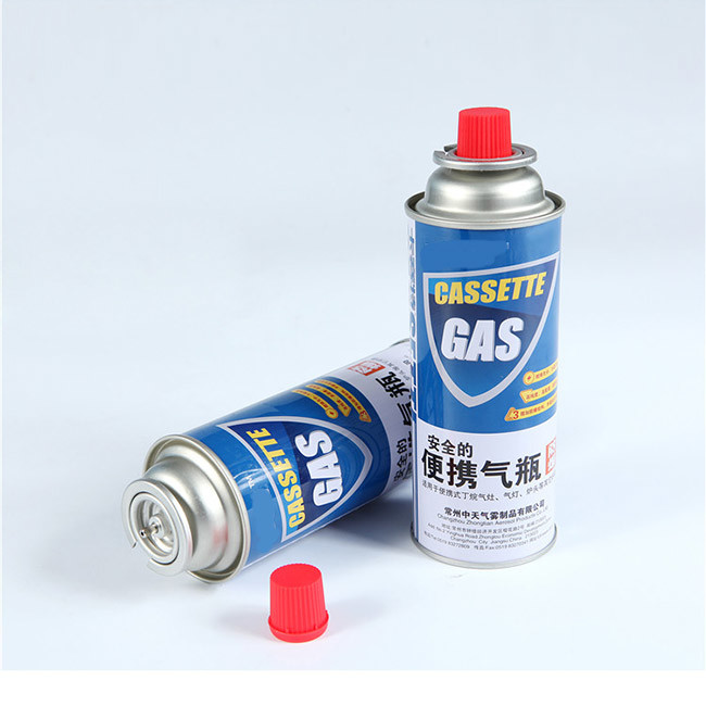 ODM Acceptable Butane Gas Canister for Customized Logo Design