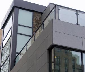 China Balcony Stainless Steel And Glass Railing Systems Casting Handrail Balustrade wholesale