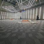 UV Resistant Waterproof Garage Floor Tiles 18mm Thickness Black