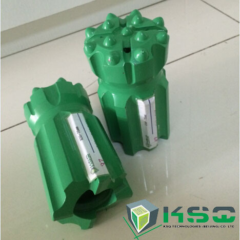 T51 127MM Retractable Button Drill Bit , Retract Rock Drilling Bit