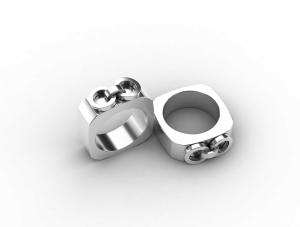 China Tagor Jewelry New Top Quality Trendy Classic 316L Stainless Steel Ring ADR78 wholesale
