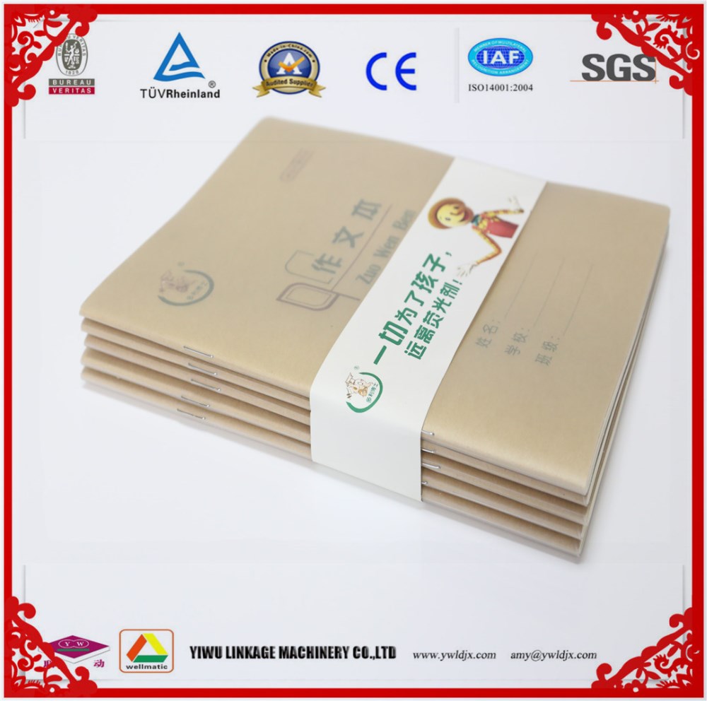 Exercise Book Making Machine Production Line with Automatic Notebook Manufacturing