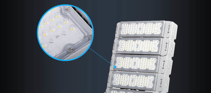Corrosion Resistant Flood Light High Mast 1200W Stadium Light Led For Heliport