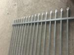 Customized Black Zinc Steel Metal Garrison Fence Panels Maintenance Free