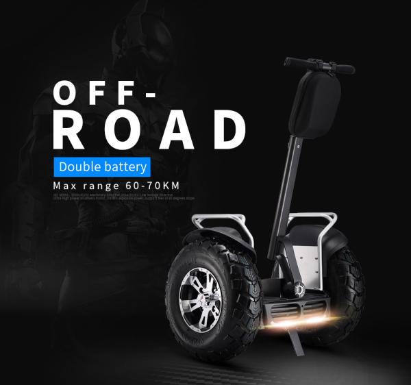 Dual Battery 2 Wheels off-Road 4000W 72V Samsung Electric Self Balance Scooter