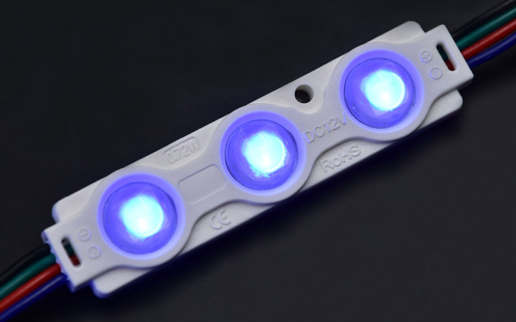 5050 SMD RGB LED Modules 3 LEDs Injection Remote Control IP67 Full Color Changing