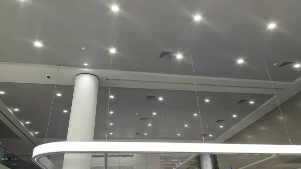 Sound Absorbing Aluminium Composite Metal Acoustical Ceiling Panels Powder