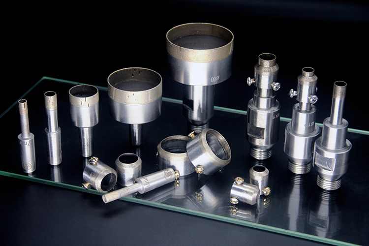 Glass processing center 12 * 3 durable diamond CNC drill
