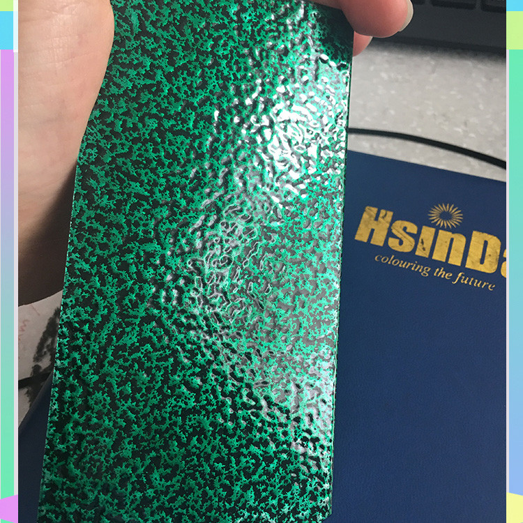 Hammertone Effect Epoxy Polyester Powder Coating Paint Providing Excellent Toughness