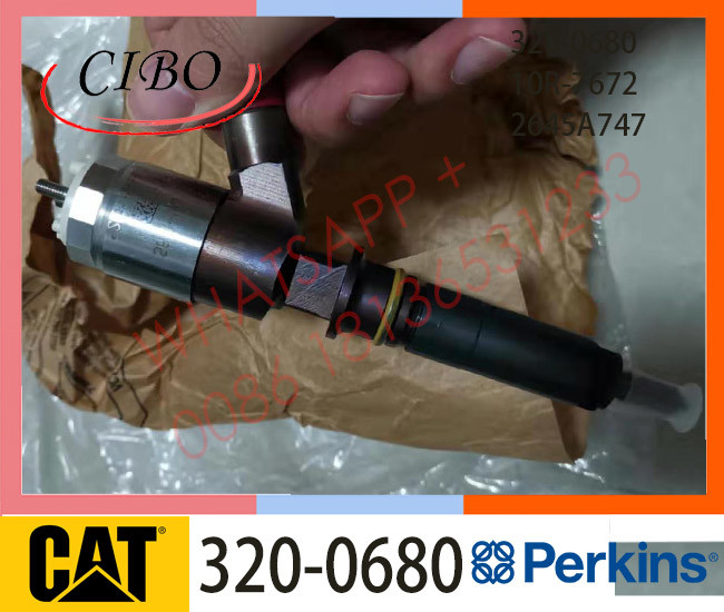 2645A747 /326-0680 10R-7672 diesel fuel injector 323D for excavator engine C4.4 &C6.6 , oriignal injector