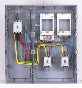 China SMC FRP Electric Meter Box / OEM Outdoor 3 Phase Meter Box 700*1000*180mm wholesale
