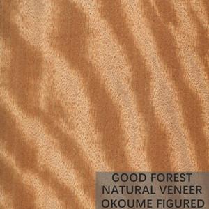 China Hotel Decoration Okoume Natural Wood Veneer Unusual Figured Grain wholesale