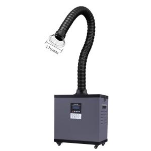 China FES200 210W Solder Smoke Extractor Portable Welding Fume Extractor Black wholesale