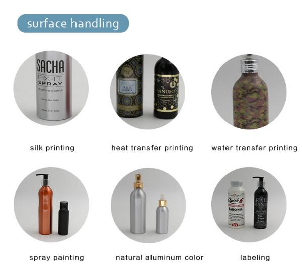 Sprayer Hand Sanitizer Alcohol 1000ml Aluminum Cosmetic Bottles