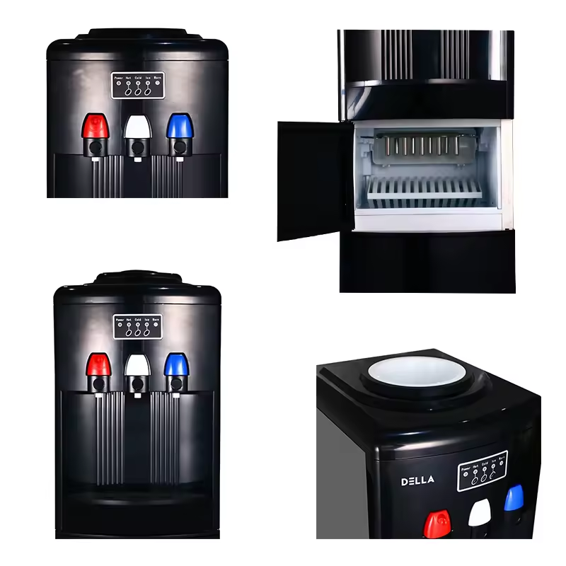 Dispense Hot Cold Water with App-Controlled Ice Maker Vertical Dispenser