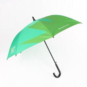 China Curved Handle Promotional Gifts Umbrellas , Custom Printed Golf Umbrellas wholesale