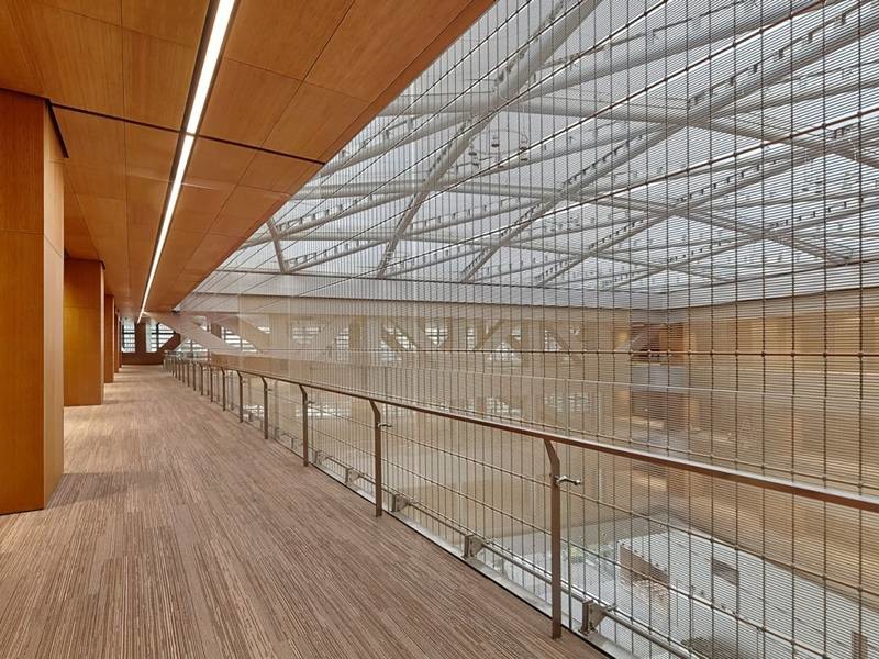 Cable Architectural Mesh – Weaving Metal Rods and Metal Cables Together