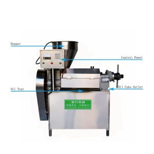 China 4kw 70kg/Hr Palm Kernel Oil Extraction Machine Stainless Steel 220V wholesale
