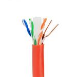 Solid copper conductor 4 pair twisted HDPE insulated PVC sheathed network cables