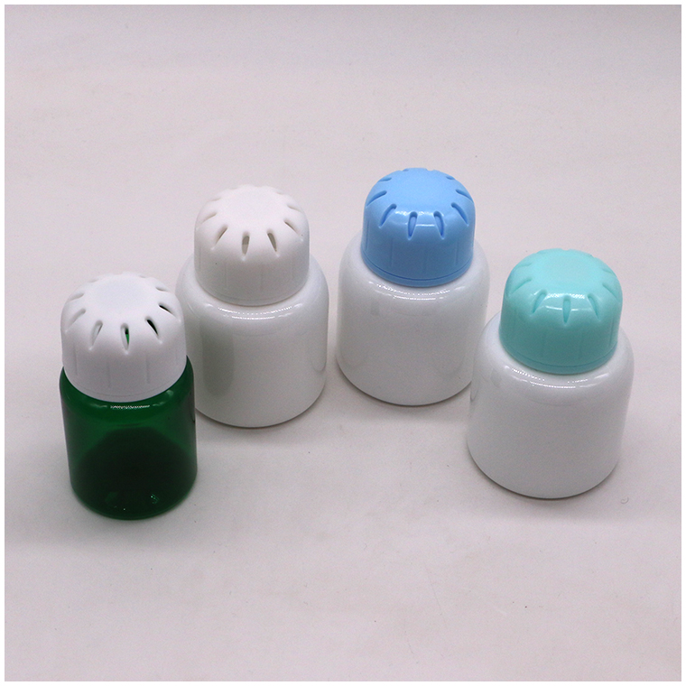 90ml/3OZ Square PET Plastic Pill Capsule Tablet for Solid Spice Packaging Free Sample