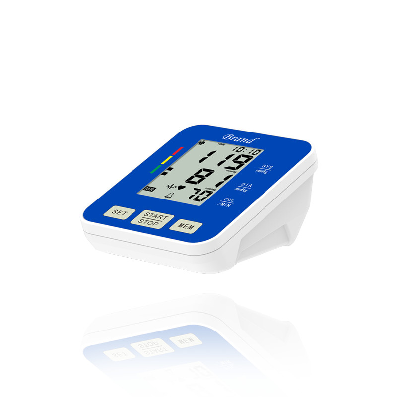 Home BP Meter Upper Arm Digital Blood Pressure Monitor 40 To 180times / Min