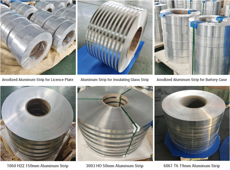 1060 1070 1100 3003 5052 6061 Cold Rolled Aluminum Strip Band for Electric Cable