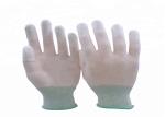 Conductive Non Static Gloves , Static Resistant Gloves Nylon Material