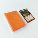 Orange Polypropylene Card Sleeves PVC Free Magic Gathering Sleeves