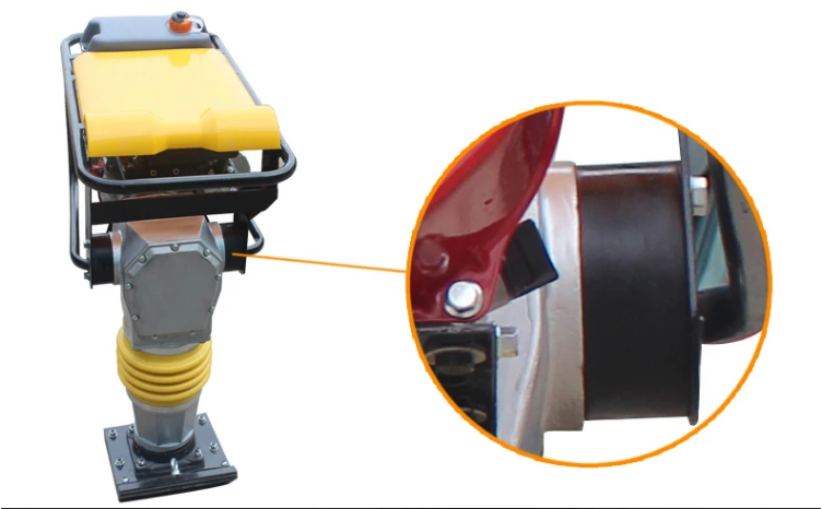 Manual Tamping Rammer Earth Rammer with 80 kg Compaction Force and Honda GX160 Engine