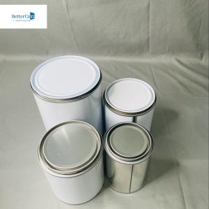 China OEM Round 250ml Tin Paint Cans 500ml Paint Container Industrial wholesale
