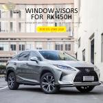 Auto Accessories Rain Deflectors For Car Windows ROHS Certified
