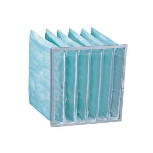 China Glassfiber Nonwoven Pocket HEPA Filter 595*595*600mm For Pre Filtration wholesale