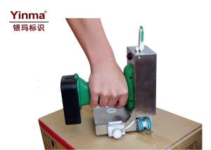 China Lightweight Handheld Inkjet Barcode Printer For Wood / Aluminum Foil wholesale