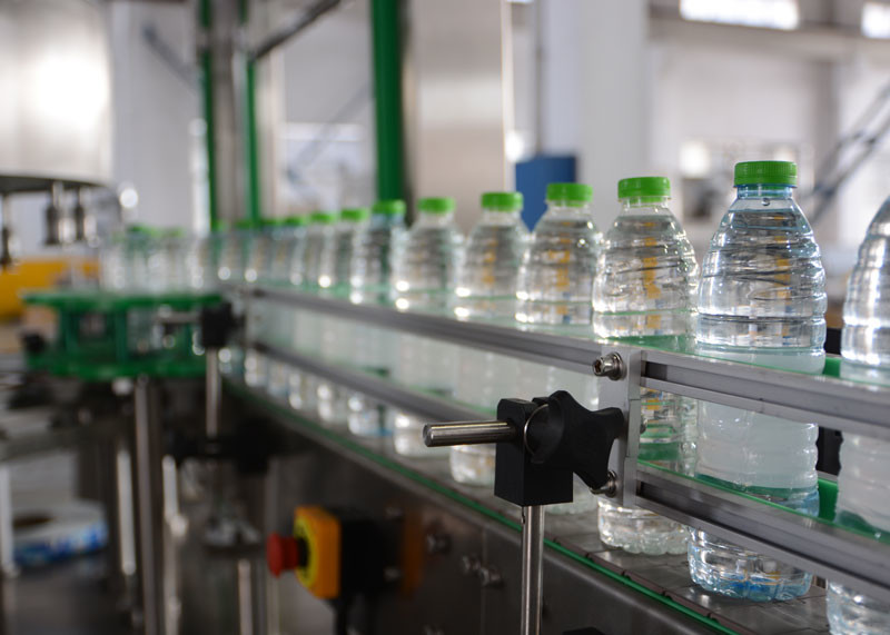 One Side Ropp Automated Labeling Machine , Hot Melt Glue Bottle Label Applicator