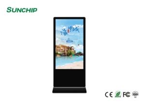 China 65&quot; Floor Standing LCD Advertising Display Interactive For Supermarket / Mall wholesale