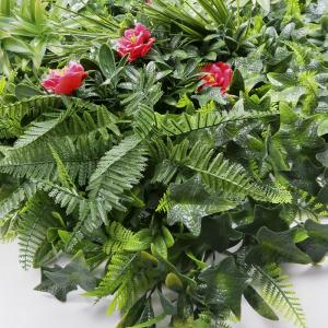 China Backyard Artificial Green Walls , Anti UV Boxwood Greenery Wall wholesale